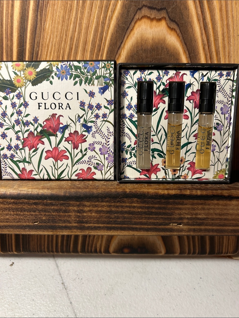 Gucci Flora Floral Sample Set in Multicolor Box
